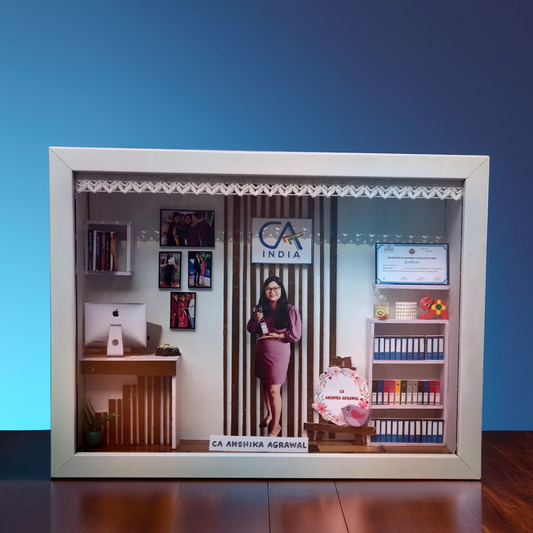 Professional CA Theme miniature Frame 12 x 9 inch For Thanksgiving Graduation and Retirement